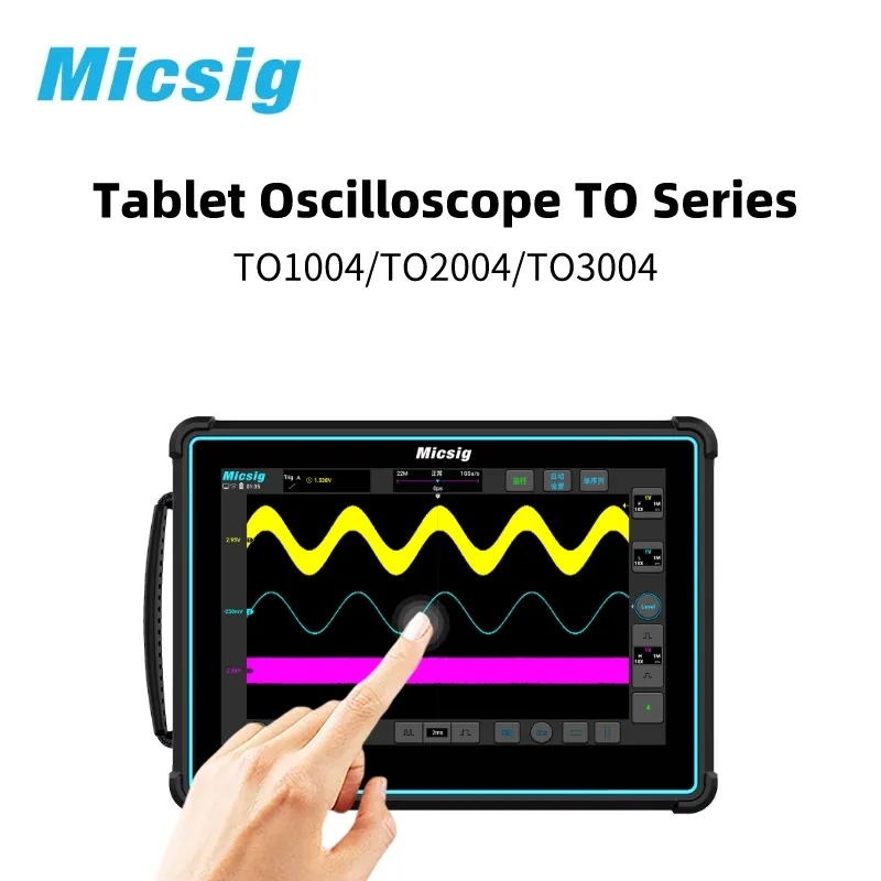 Signal Generator Spectrum Analyzer - Micsig TO1004 TO2004 TO3004 płaski oscyloskop