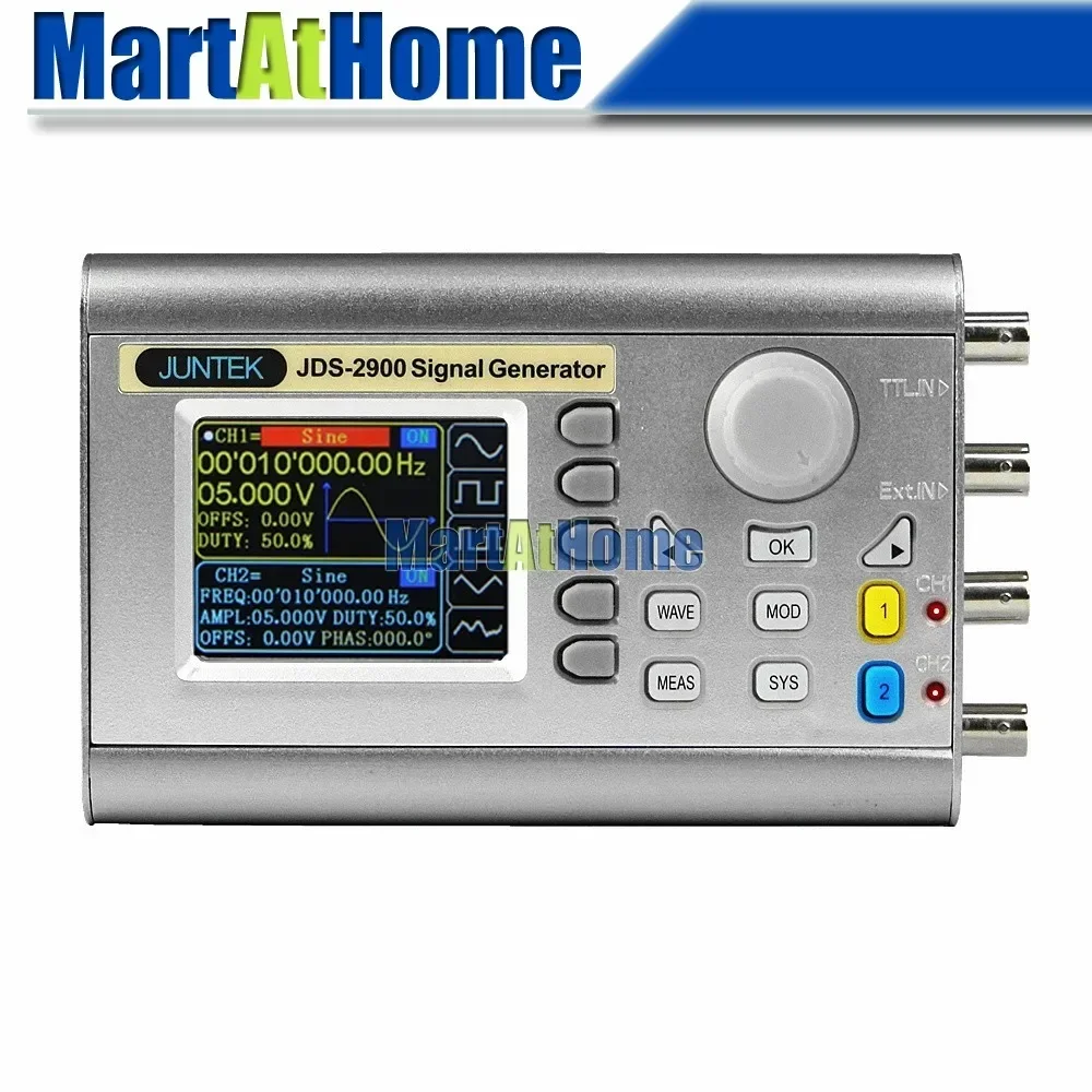 Cyfrowy dwukanałowy generator  – Function Arbitrary Waveform Generator recenzja i cena